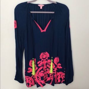 USED lilly pulitzer top